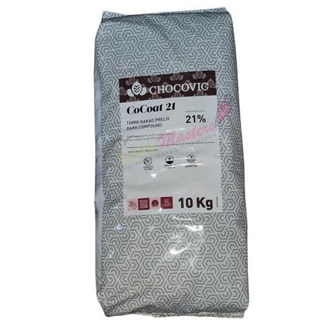 Ciocolata Neagra 21 Compound Pentru Glazura 10kg CoCoat Chocovic