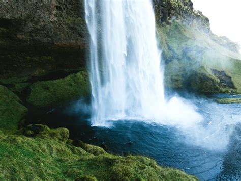 Kostenlose Bild Wasserfall Wasser Fluss Landschaft Moos Strom