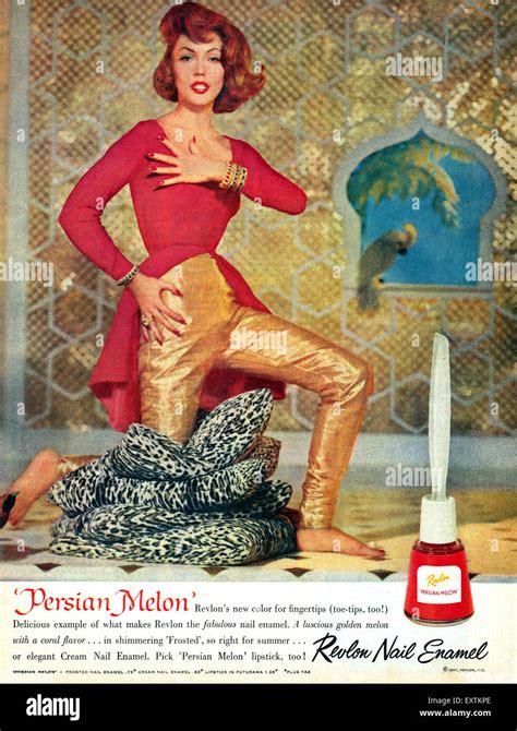 S Usa Revlon Magazine Advert Stock Photo Alamy