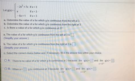 Solved 2x2 7x Ifx 3 A