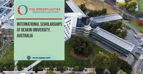 International Scholarships at Deakin University in Australia - OYA ...