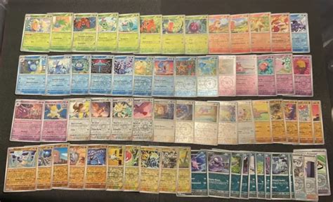 LOT DE 65 Cartes Pokemon Reverse EV3 5 Ecarlate Et Violet 151 NEUF FR