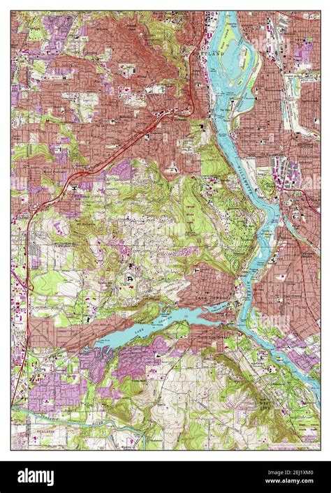 Lake Oswego, Oregon, map 1961, 1:24000, United States of America by ...