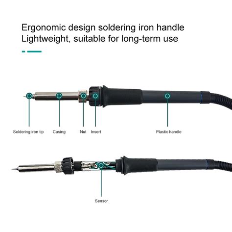 QUICK 706W 2 In 1 Digital Display Hot Air Gun Soldering Iron Anti