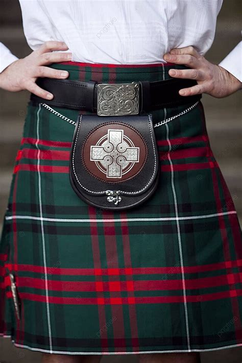 Fundo Banda De Orquestra Tradicional De Kilt E Sporran Foto E Imagem