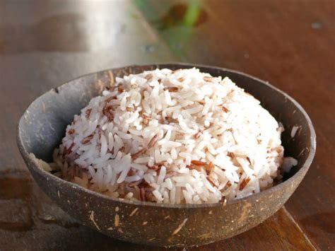 Riz basmati à la noix de coco exotique végétarien et sans gluten