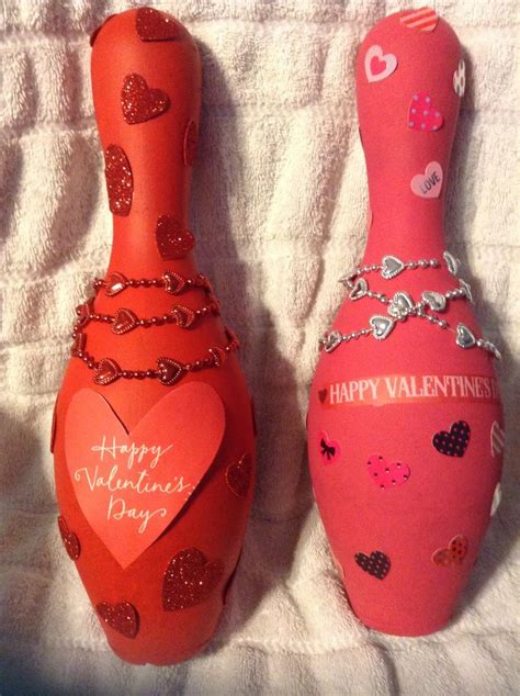 Valentines Day Bowling Pin Crafts