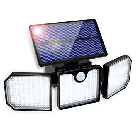 Luz Solar Exterior Awanfi Leds Luz Led Solar Exterior Con Sensor De