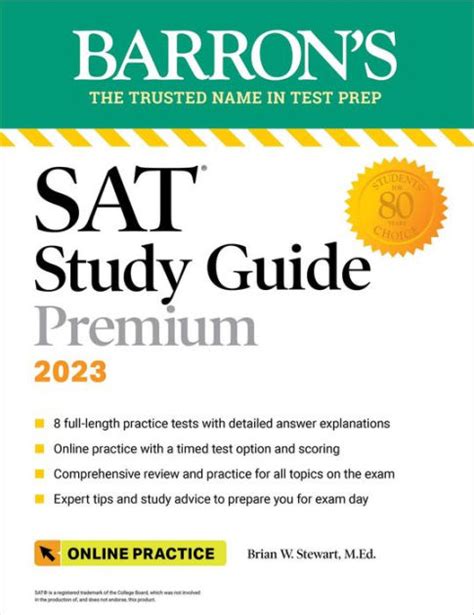 Sat Study Guide Premium 2023 Comprehensive Review With 8 Practice