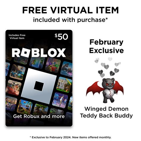 Roblox 50 T Card Physical Exclusive Virtual Item