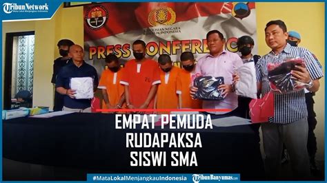 Kronologi Empat Pemuda Wonosobo Rudapaksa Siswi Sma Youtube