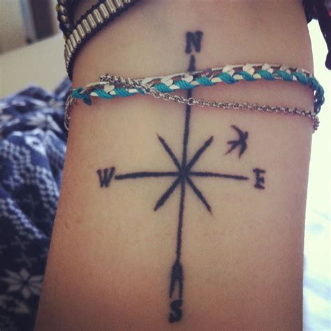 Tumblr Compass Tattoo Tattoos Simple Compass Tattoo