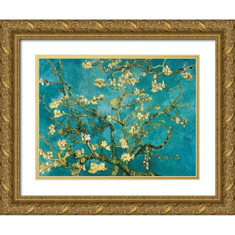 Van Gogh Vincent 14x12 Gold Ornate Wood Framed With Double Matting