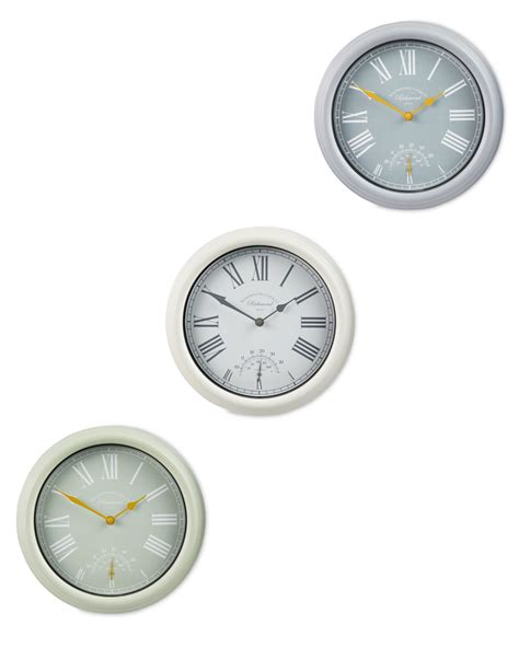 Kirkton House Outdoor Wall Clock Aldi Uk