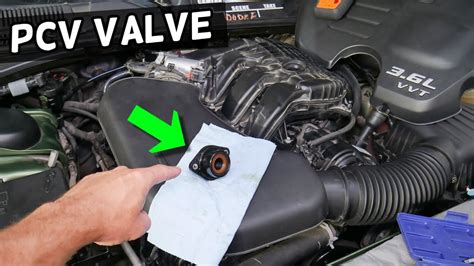 DODGE CHARGER PCV VALVE REPLACEMENT LOCATION REMOVAL YouTube