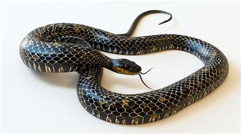 Premium Photo A Captivating D Rendering Of A Slithering Snake