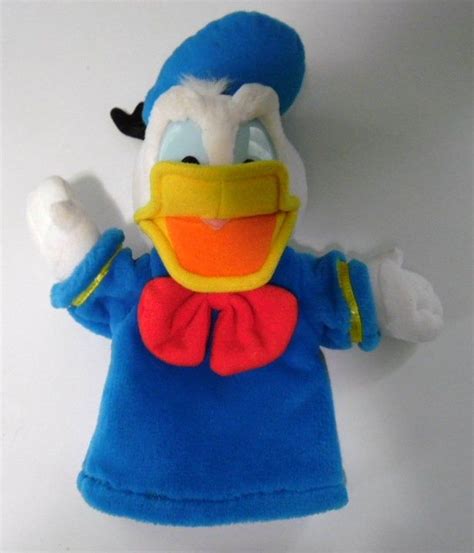 1990 S Donald Duck Hand Puppet Mattel Toy Donald Duck Walt Disney