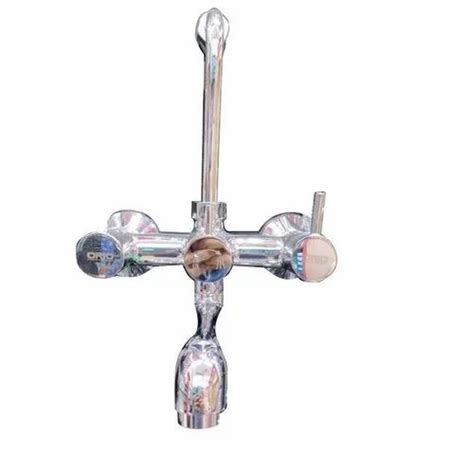 Orio Three Handle Brass 3 In 1 Wall Mixer 5 Bar Size 20mm Diameter