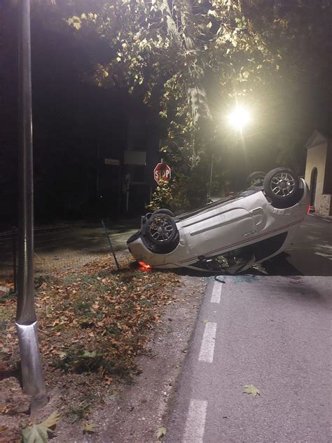 Cogollo Schianto Nella Notte Auto Cappottata E Tra I Residenti