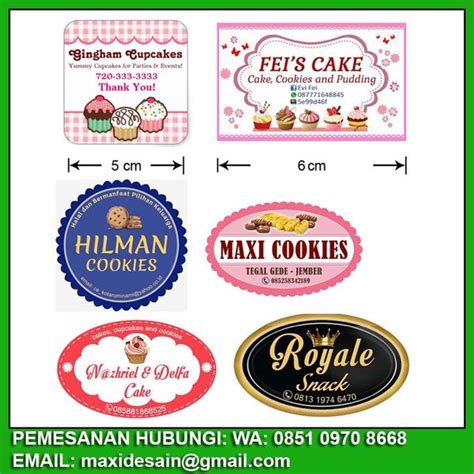 Jual Sticker Label Produk Untuk Toples Dan Stiker Merk Kemasan Produk