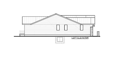 Bed Modern Ranch House Plan Dj Architectural Designs House