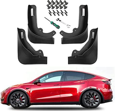 Amazon ROCCS Model Y Mud Flaps Splash Guards Compatible With 2019