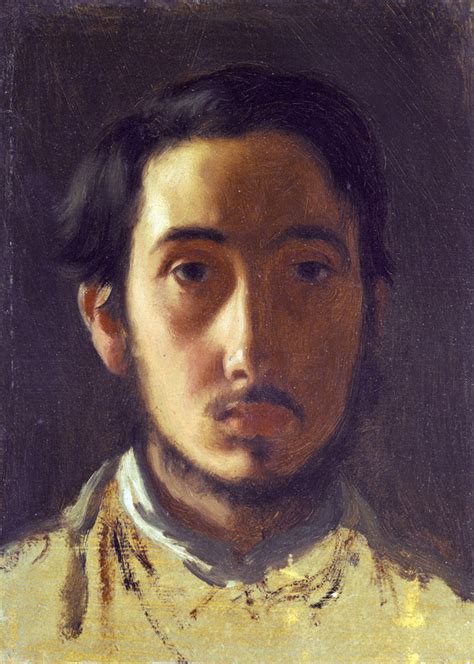 Edgar Degas Self Portrait 1855