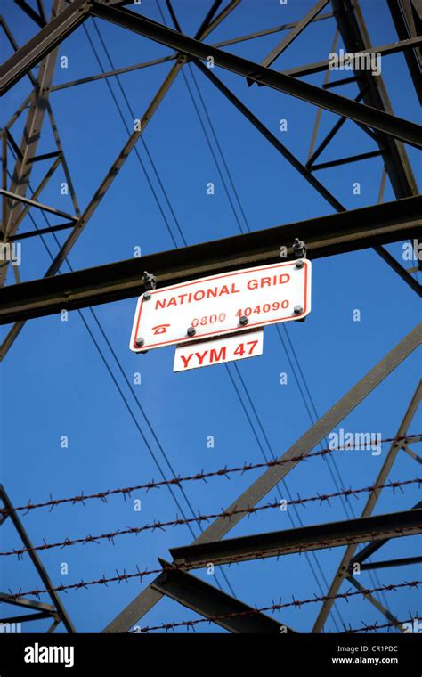 National Grid Electricity Pylon Stock Photo Alamy