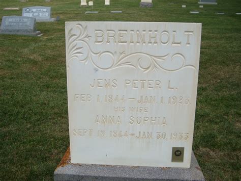 Jens Peter Breinholt M Morial Find A Grave