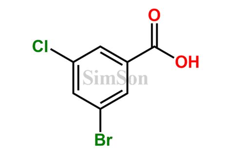 3 Bromo 5 Chlorobenzoic Acid CAS No 42860 02 6 Simson Pharma Limited