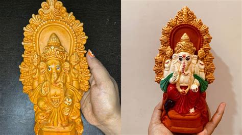 How To Decorate Ganesh Ji At Home Ll How To Decorate Old Ganesh Ji