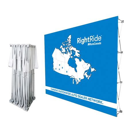 Portable Exhibition Booth Wall Stand Straight Tension Fabric Pop Up