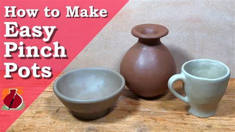 How To Make Easy Pinch Pots Youtube