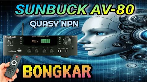 SUNBUCK AV-80 Amplifier 300 Watt - YouTube