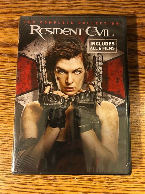 Resident Evil Complete Collection 1 2 3 4 5 6 Film Dvd Set Horror New