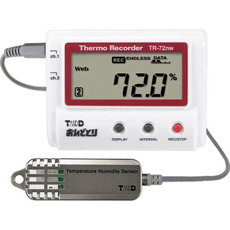 Data logger de température et d humidité TR 72nw S T D Corporation