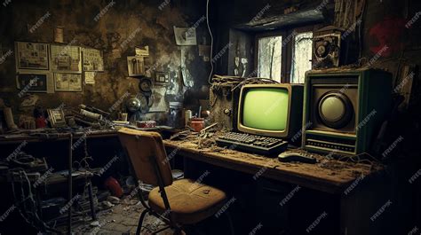 Premium Photo | Obsolete technology computer old office concept