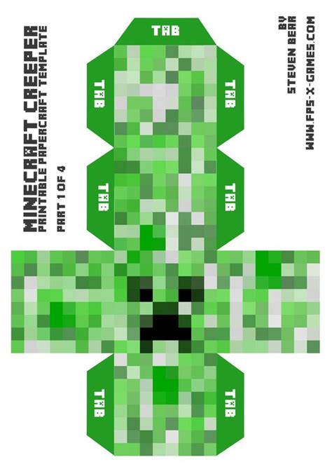 Minecraft Kit Digital Gratuito Festa Pinterest Fiestas Creeper De Minecraft E Papel