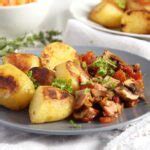 Potatoes With Bacon Ham And Vegetable Sauce Gypsy Recipe