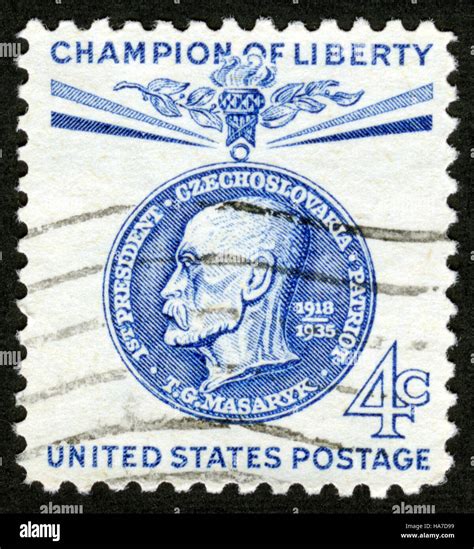 Us Circa Postage Stamp Champion Liberty President