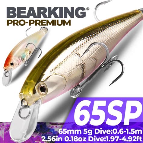 Bearking Isca De Pesca Artificial 3d Isca De Pesca Artificial Rígida