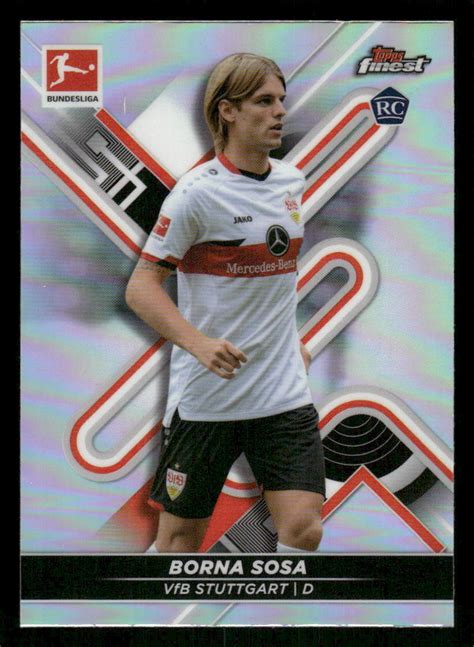 2021 22 Topps Finest Bundesliga Borna Sosa Refractor 142 Card EBay