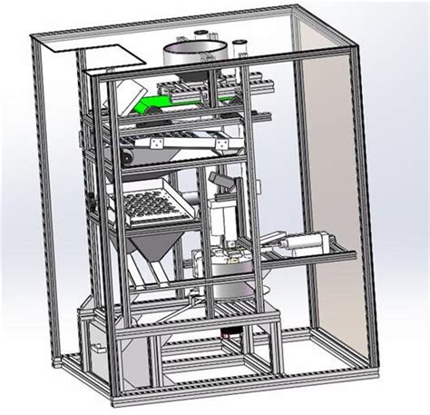 硬币自动分拣计数包装一体机3d模型下载 三维模型 Step、solidworks模型 制造云 产品模型