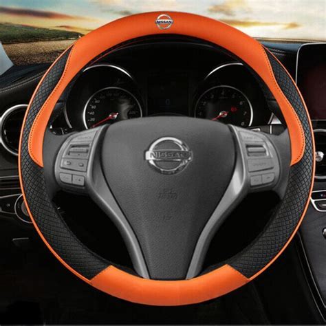 Steering Wheel Cover Leather For Nissan Serena C Vanette C Sentra