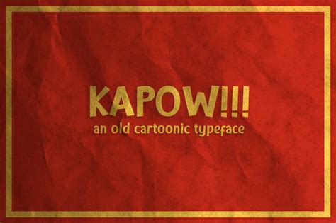 Download KAPOW font | fontsme.com