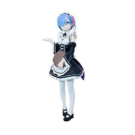 Qdlong Anime Figure Re Zero Rem Chelle Maid Outfit Mignon Lol