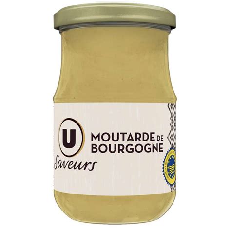 Moutarde Fine De Bourgogne IGP U Saveurs 200 G La Belle Vie