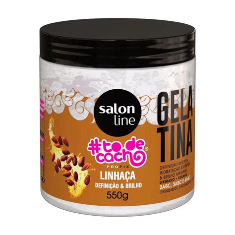 Gelatina Salon Line To De Cacho Linhaca G Cabelos Finalizadores