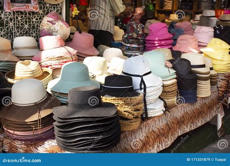 Fashion Hats And Caps Shop Stock Image Image Of Bangkok 171331879