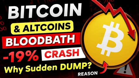 🚨 Bitcoin And Altcoins Big Crash Major Reason For The Dump Btc To